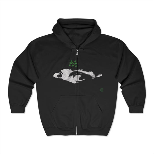 Unisex Full Zip Hooded Sweatshirt